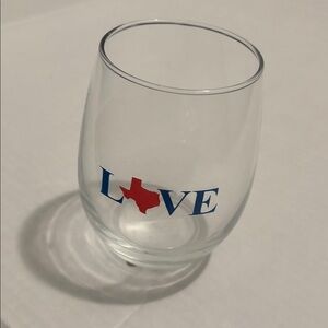 Texas Love Glass